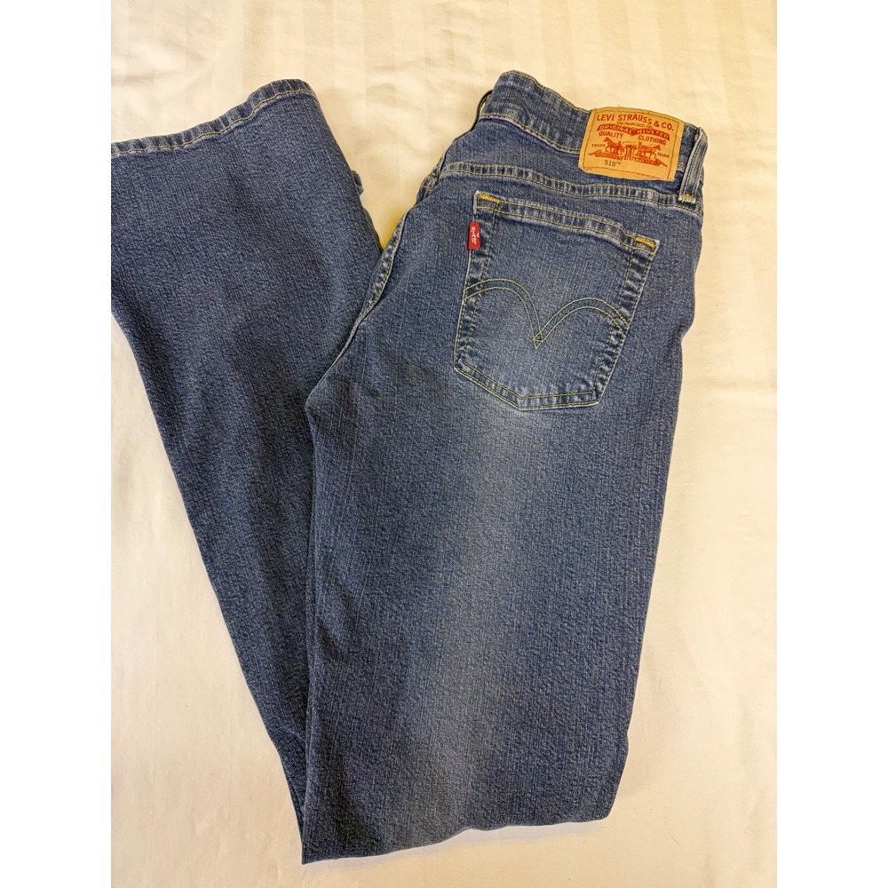 Y2K 2000s Levis 518 Superlow Bootcut Jeans Made in Brazil Stretch Denim 9M JR